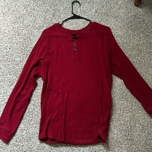 Red mossimo long sleeve shirt, medium, used like new